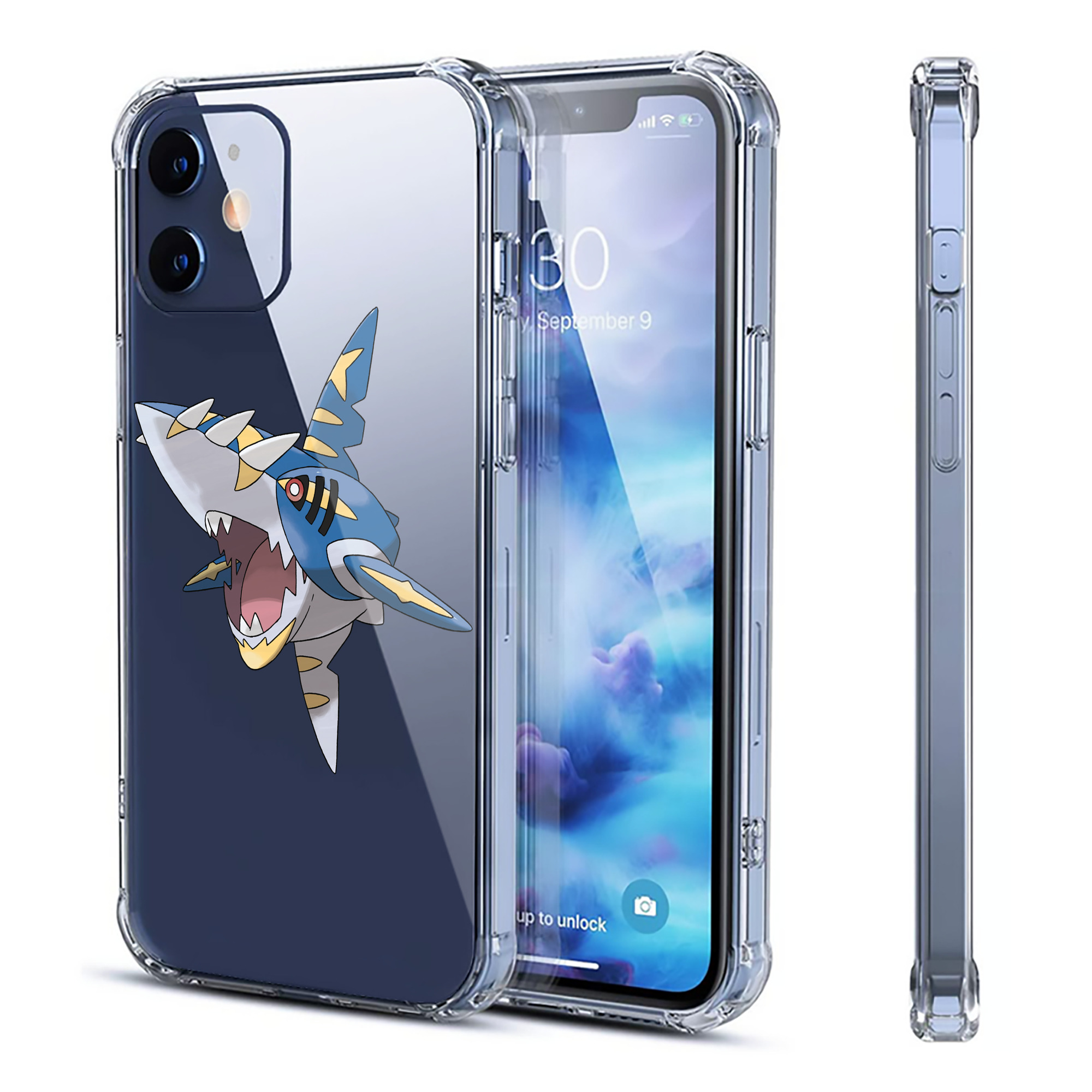 （画像用） ポケットモンスター Pokémon 【iPhone 12シリーズ対応】透明スマホケース（クリアソフトケース）